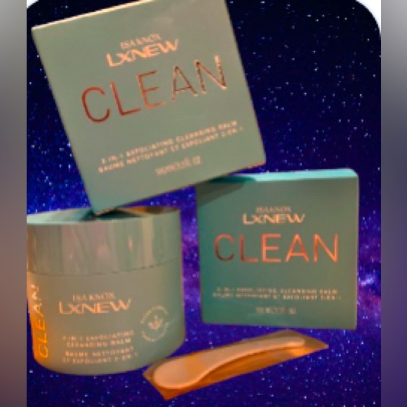 🫧 QTY3 CLEAN 2-in-1ISA KNOX LXNEW Exfoliating Cleansing Balm Avon Discontinued